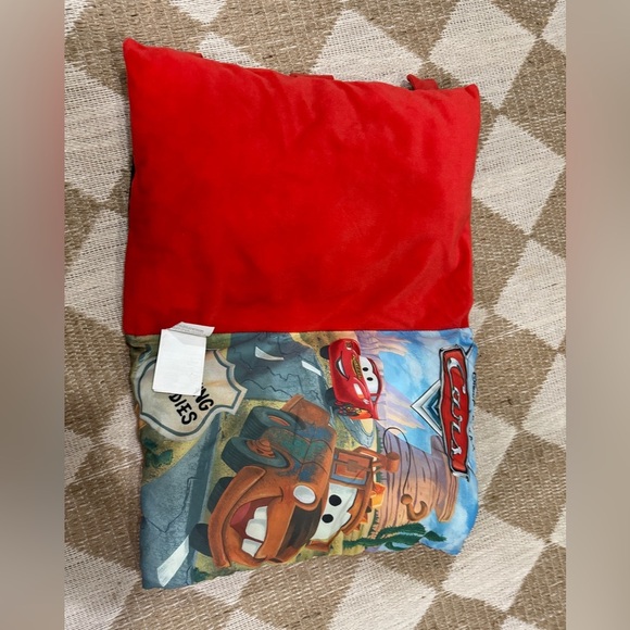 Vintage 2007 Cars pillow soft large book plush disney pixar lightning mcqueen - Picture 2 of 9